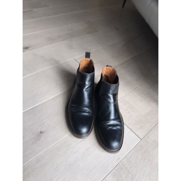 Nordstrom men black double gore boots 12 M leather main image 6